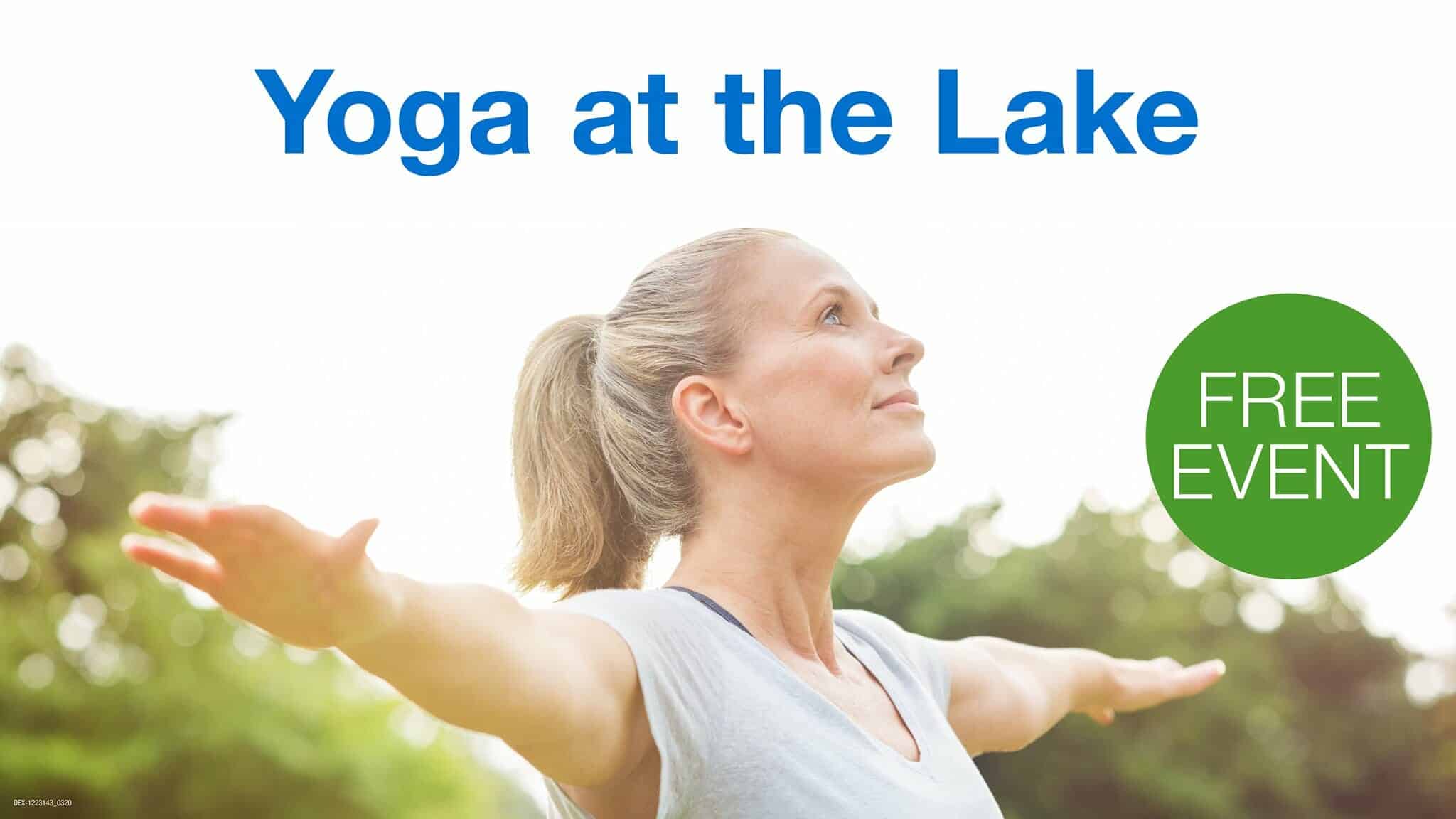 Yoga at the Lake Event in Jackson Michigan