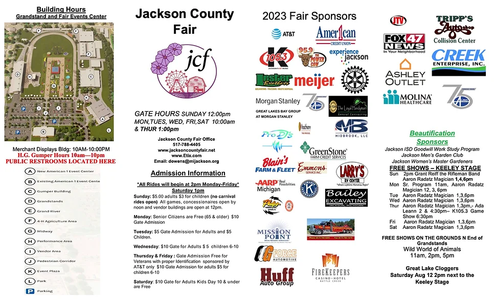 Don't Miss The 2023 Jackson County Fair | August 6-12, 2023 Don't Miss The 2023 Jackson County Fair | August 6-12, 2023